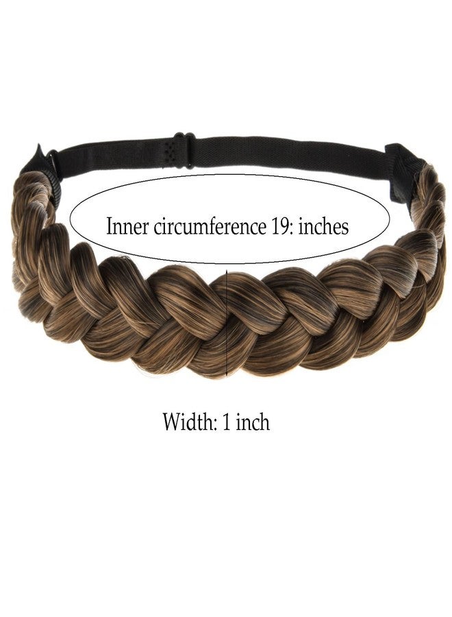TOECWEGR Braided headband for Women 3 Strands Synthetic Braided Hair Headbands Stretch Plaited Hairs Headbands Hairpiece Fashion Hair Accessories - Image 5